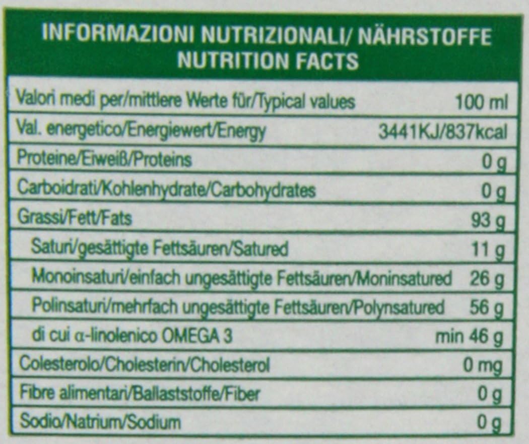 [CRUDIGNO・クルーディニョ] 有機アマニオイル 250ml (イタリア産、有機JAS認証、コールドプレス低... 8