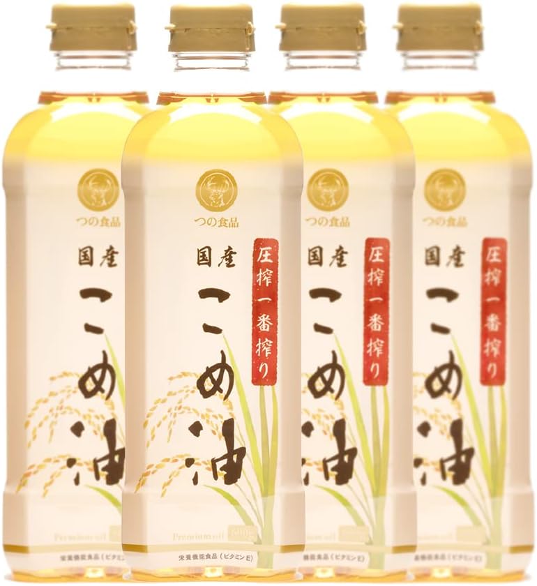 【つの食品公式】TSUNO こめ油 米油 圧搾 一番搾り 600g 溶剤不使用 5
