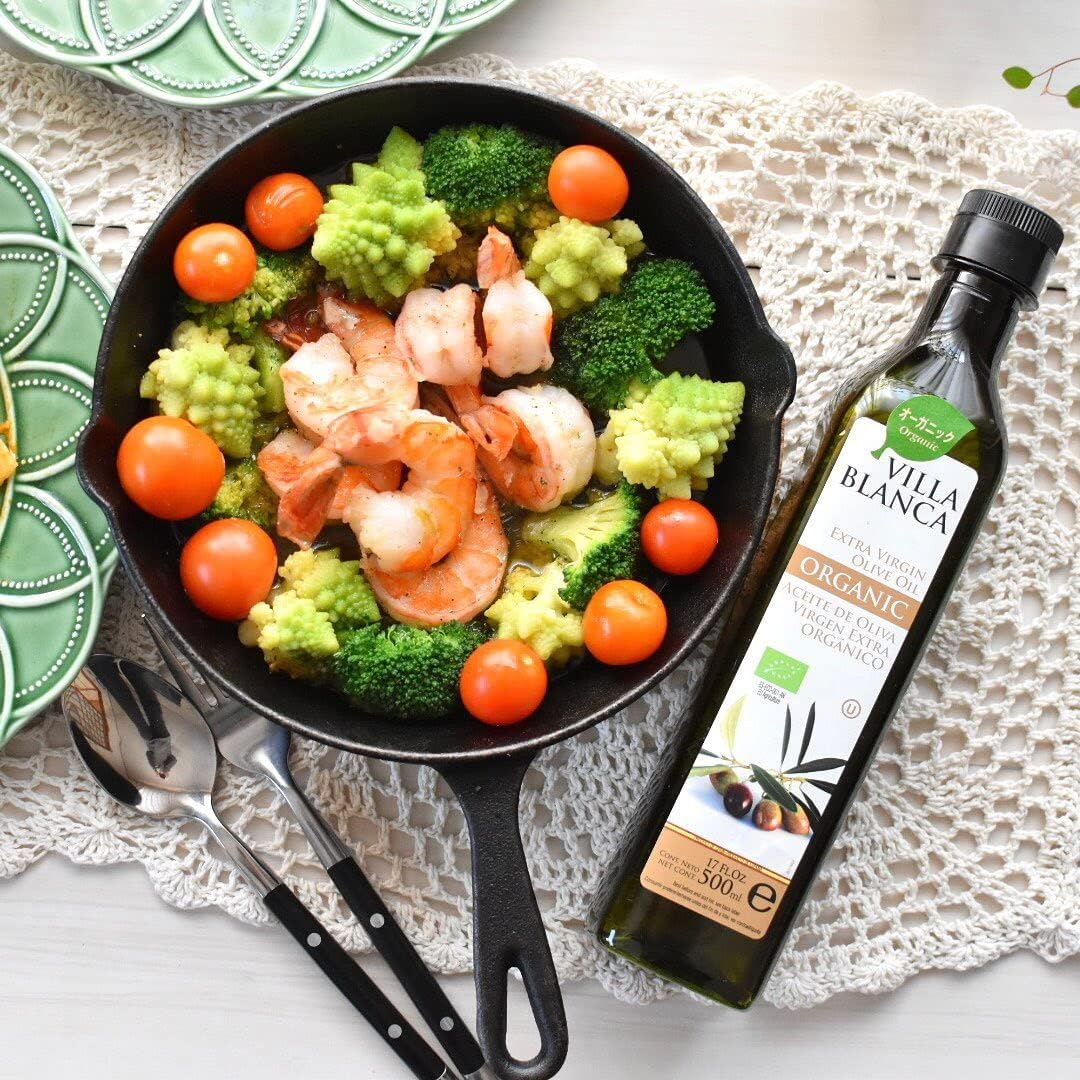 ヴィラブランカ オーガニック エクストラバージンオリーブオイル 500ml 【PET 遮光ペットボトル】 有機JA... 9