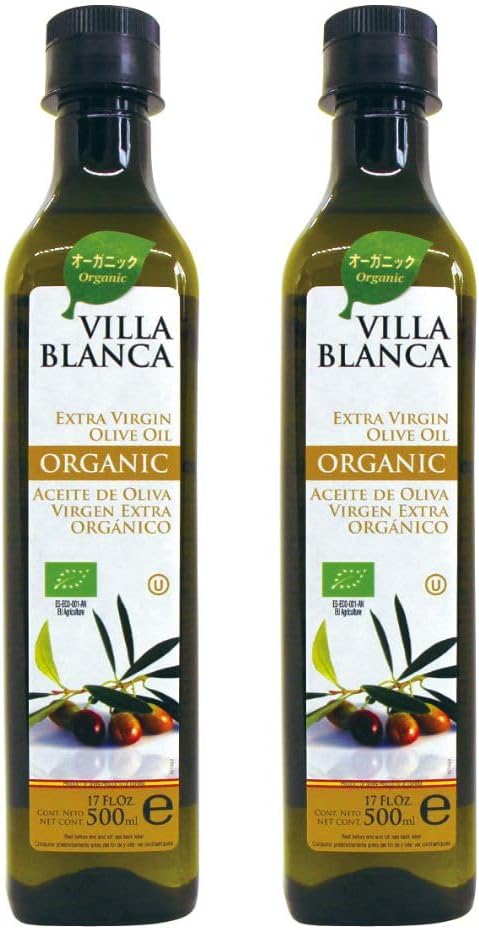ヴィラブランカ オーガニック エクストラバージンオリーブオイル 500ml 【PET 遮光ペットボトル】 有機JA... 10